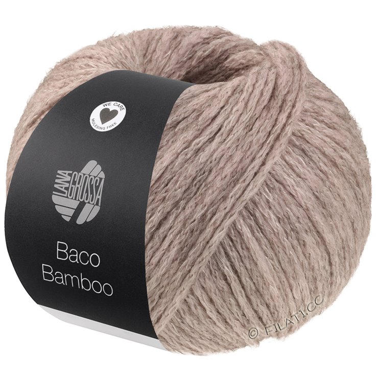 Lana Grossa BACO BAMBOO | 01-rose gris