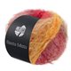 Lana Grossa BASTA MISTA | 124-brun gris/chameau/jaune safran/orange/rouge gris/rouge foncé/rouge