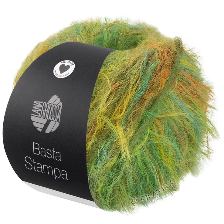 Lana Grossa BASTA STAMPA | 201-jaune/orange/vert/pistache