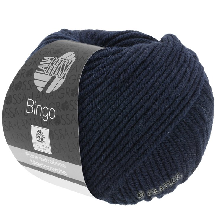 Lana Grossa BINGO Uni/Melange | 008-bleu nuit