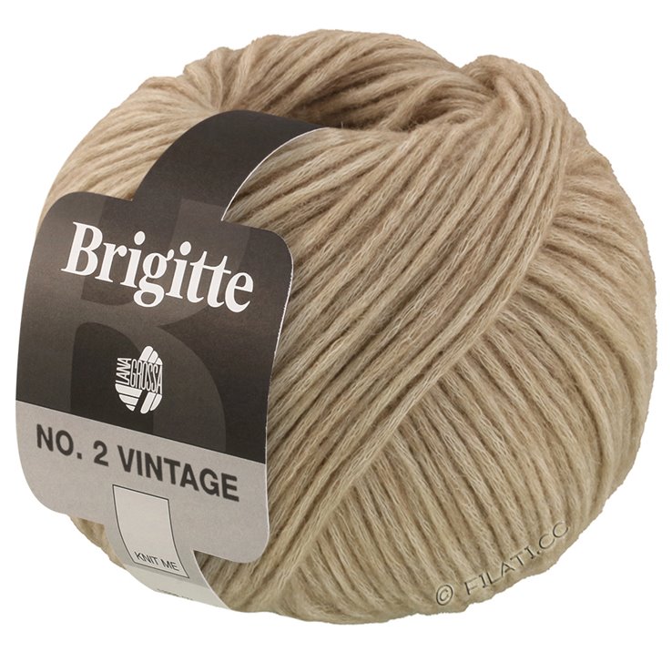 Lana Grossa BRIGITTE NO. 2 Vintage | 201-beige gris chiné