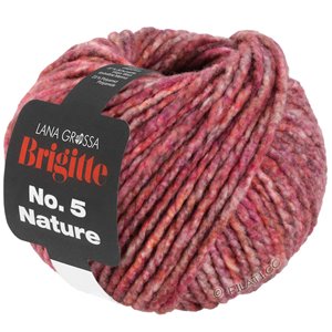 Lana Grossa BRIGITTE NO. 5 Nature | 106-rose vif/brun gris chiné