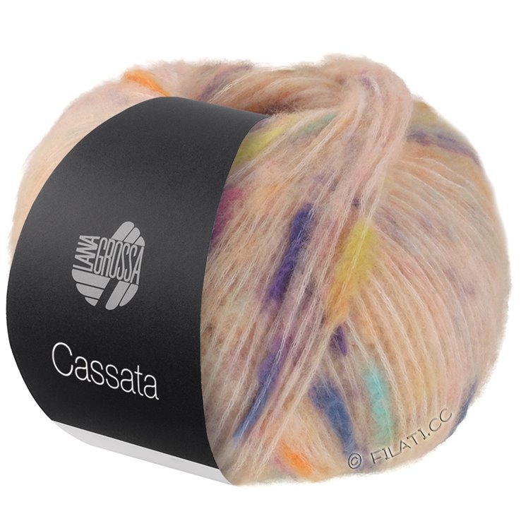 Lana Grossa CASSATA | 01-pêche/bleu/jaune/orange/lilas