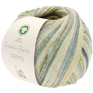 Lana Grossa CERTO Print (Linea Pura) | 110-jaune vert/nature/olive/beige/gris
