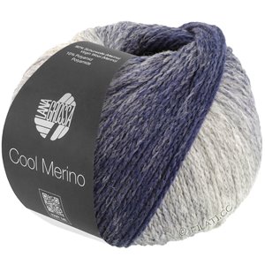 Lana Grossa COOL MERINO Dégradé | 303-bleu foncé/bleu gris/gris clair