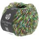 Lana Grossa COOL MERINO Print | 103-mûre/vert foncé/vert jaune/gris vert