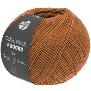Lana Grossa COOL WOOL 4 SOCKS UNI | 7712-brun rouille