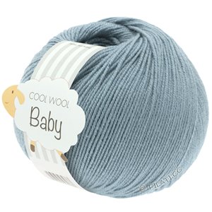 Lana Grossa COOL WOOL Baby Uni/Print 50g | 264-bleu gris