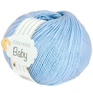 Lana Grossa COOL WOOL Baby Uni/Print 50g | 321-bleu pastel