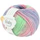 Lana Grossa COOL WOOL Baby Dégradé | 518-rose/vieux rose/vert clair/lilas/bleu clair