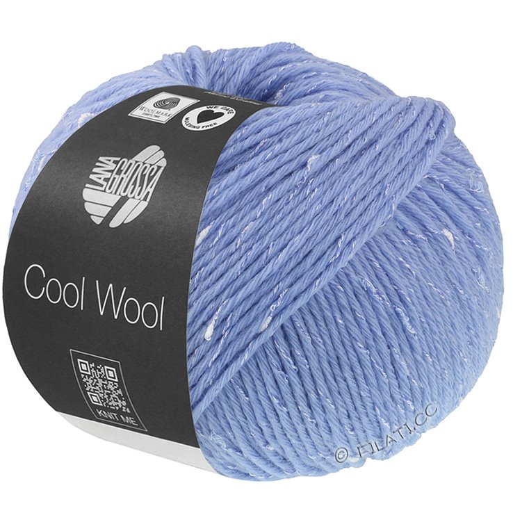 Lana Grossa COOL WOOL Big Dots | 101-bleu clair