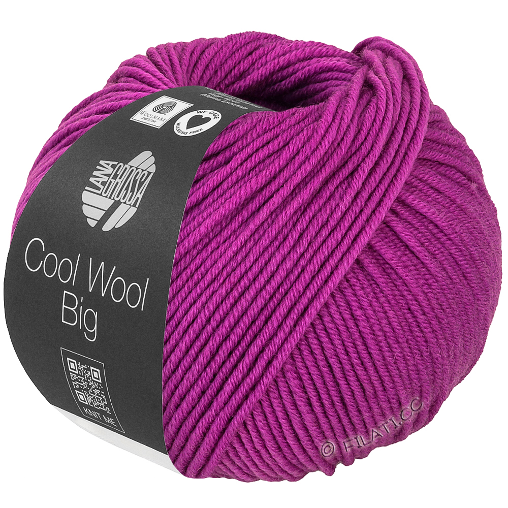 Lana Grossa COOL WOOL Big  Uni/Melange | 1045-orchidée