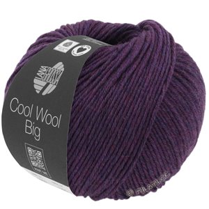 Lana Grossa COOL WOOL Big Mélange (We Care) | 1604-violet foncé chiné