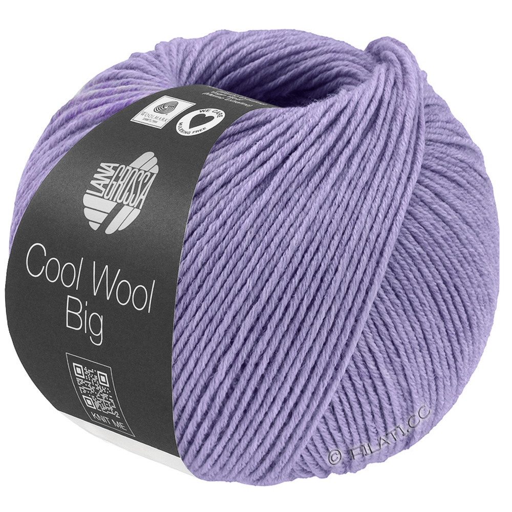 Lana Grossa COOL WOOL Big Mélange (We Care) | 1698-pourpre chiné