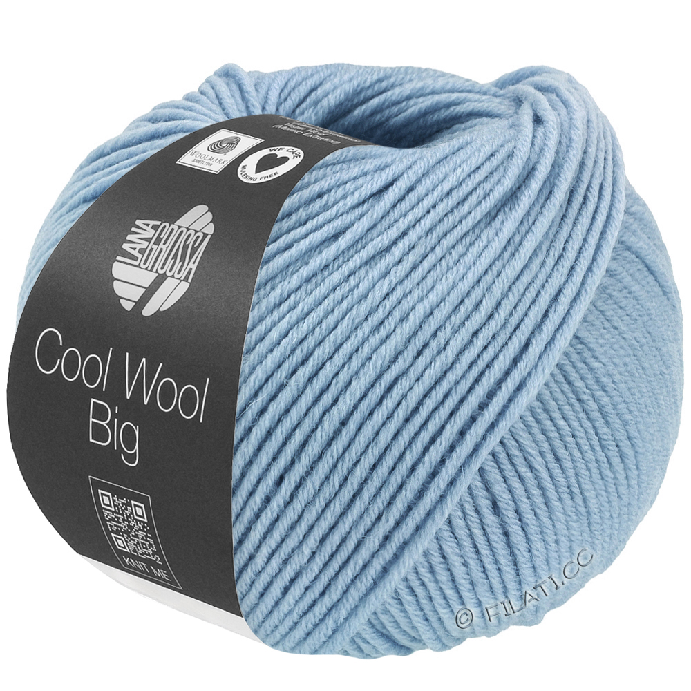 Lana Grossa COOL WOOL Big Mélange (We Care) | 1702-bleu clair chiné