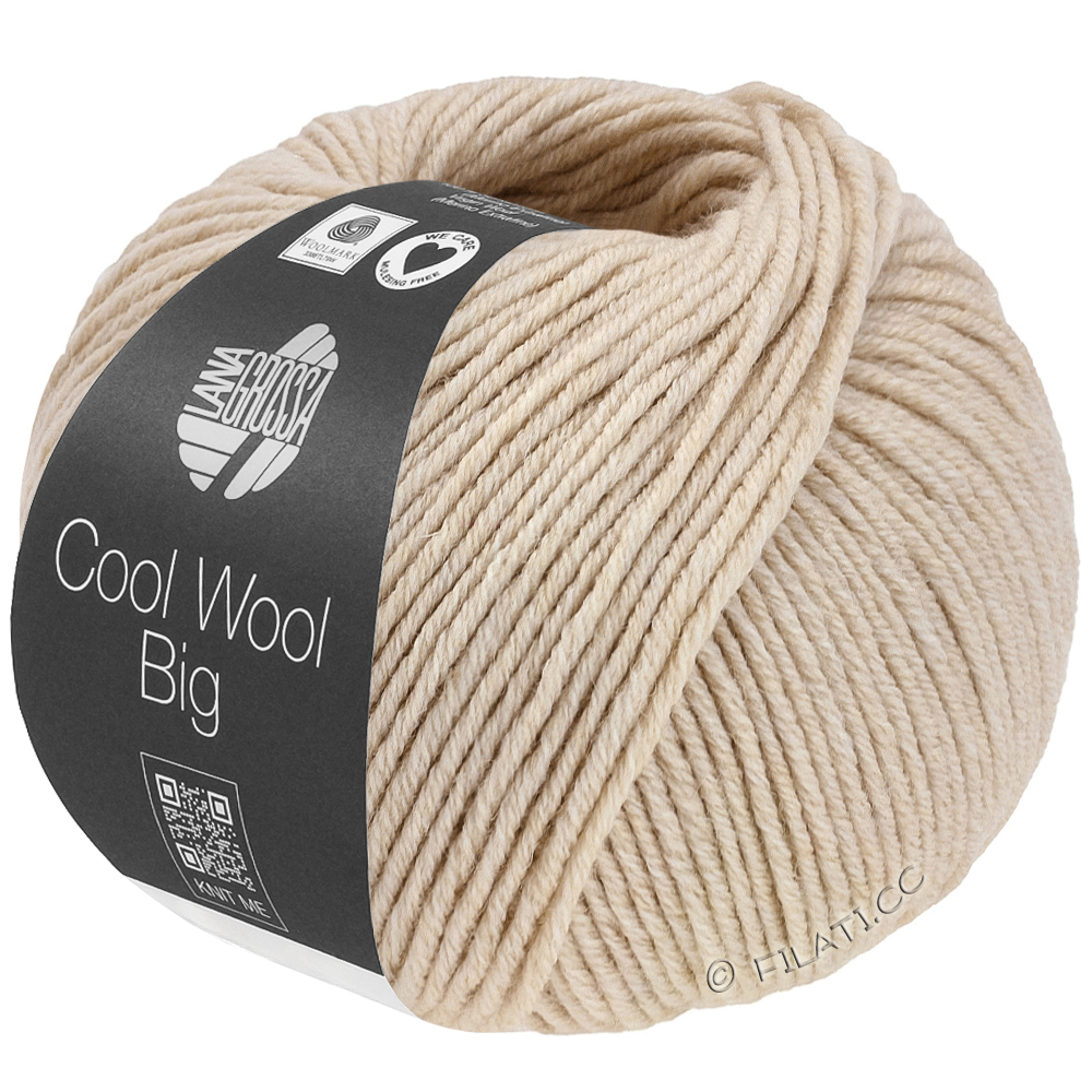 Lana Grossa COOL WOOL Big Mélange (We Care) | 1707-beige chiné