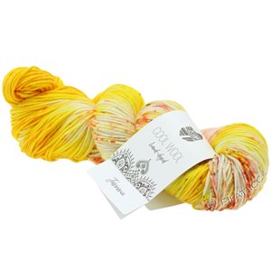 Lana Grossa COOL WOOL  Hand-dyed | 108-jaune/crème/fuchsia/olive