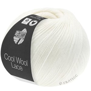 Lana Grossa COOL WOOL Lace | 28-blanc