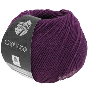 Lana Grossa COOL WOOL   Uni/Melange/Neon | 2023-violet foncé