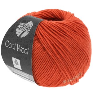 Lana Grossa COOL WOOL   Uni/Melange/Neon | 2066-rouge orange