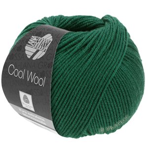 Lana Grossa COOL WOOL   Uni/Melange/Neon | 0501-vert bouteille