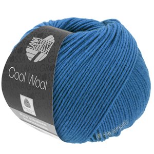 Lana Grossa COOL WOOL   Uni/Melange/Neon | 0555-bleu cobalt