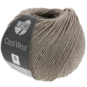 Lana Grossa COOL WOOL   Uni/Melange/Neon | 7115-brun gris chiné