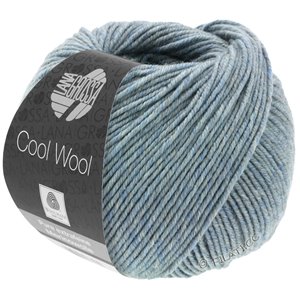 Lana Grossa COOL WOOL   Uni/Melange/Neon | 7154-bleu gris chiné