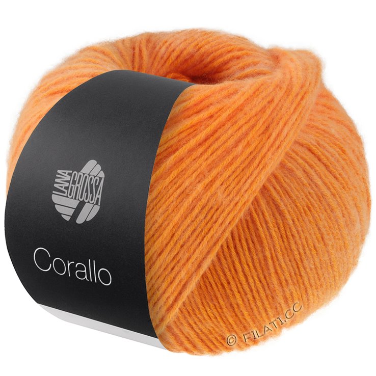Lana Grossa CORALLO 100g | 01-mandarine/orange