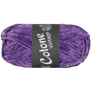 Lana Grossa COTONE Vintage | 266-violet bleu/violet rouge/rose chiné