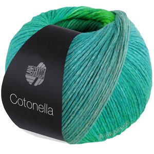 Lana Grossa COTONELLA | 09-turquoise/gris menthe/vert mai/curry/ocre/vert herbe/vert turquoise/vert clair