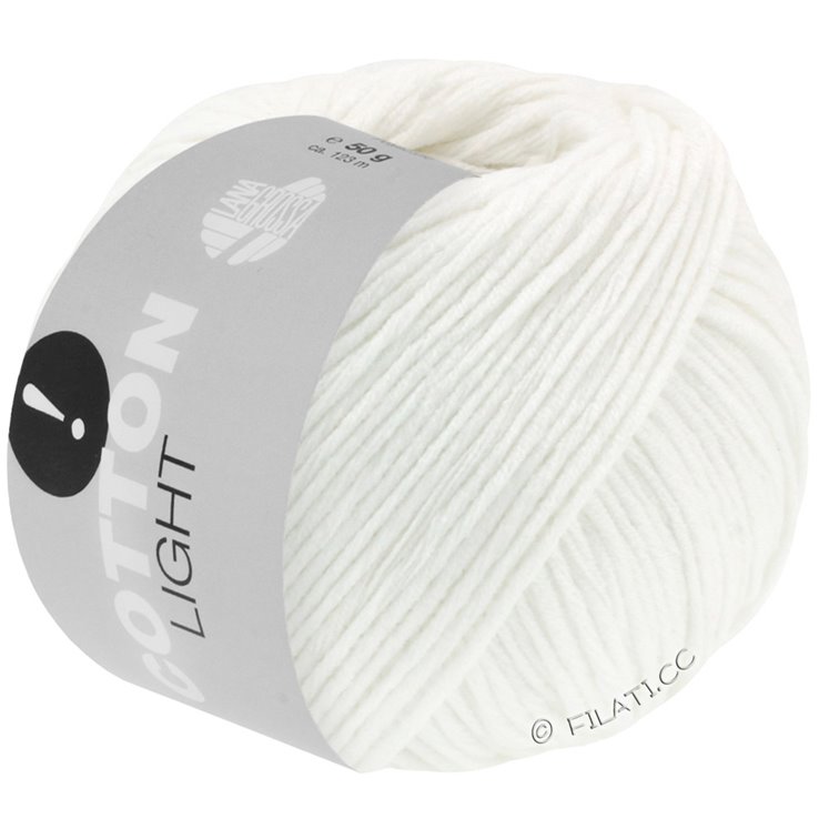 Lana Grossa COTTON LIGHT | 01-blanc