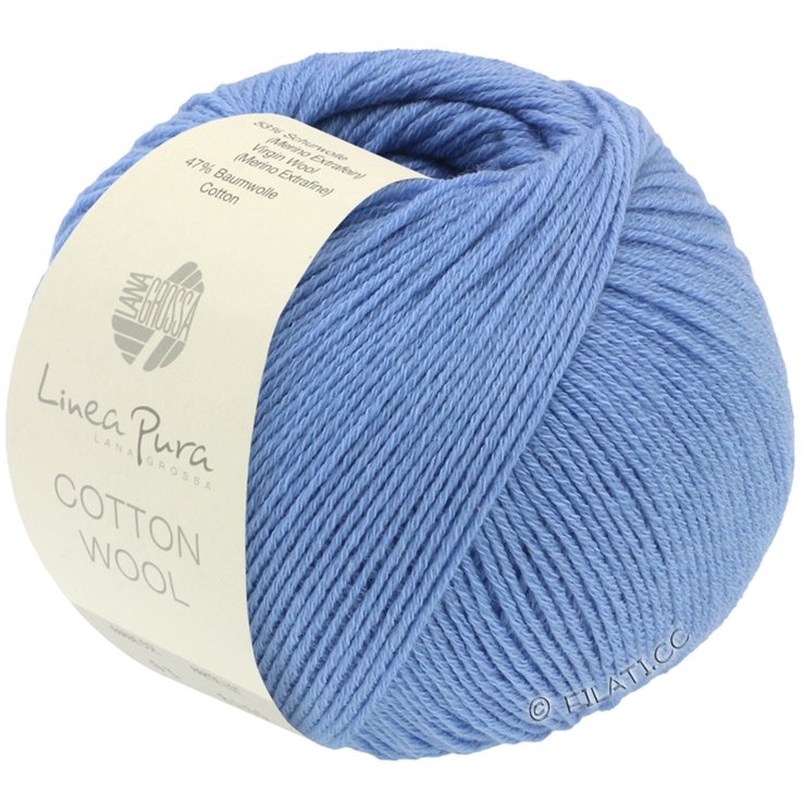 Lana Grossa COTTON WOOL (Linea Pura) | 04-bleu