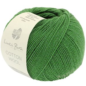 Lana Grossa COTTON WOOL (Linea Pura) | 19-vert clair/vert foncé