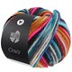 Lana Grossa CRAZY | 04-rose vif/violet foncé/bleu clair/bleu/ambre/anthracite