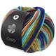 Lana Grossa CRAZY | 10-turquoise/orange/moutarde/royal