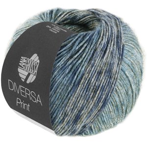 Lana Grossa DIVERSA PRINT | 105-bleu gris/gris pierre/anthracite/jean/bleu nuit