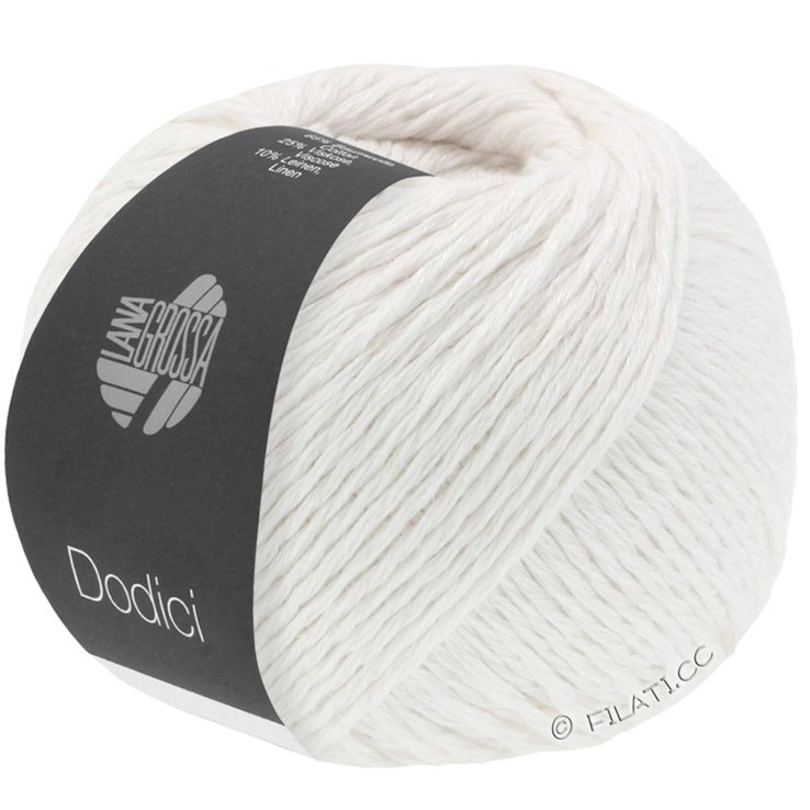 Lana Grossa DODICI | 01-blanc