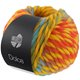 Lana Grossa DOLCE | 10-jaune/pétrole clair/orange rouille/jaune moutarde