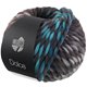 Lana Grossa DOLCE | 11-gris foncé/gris clair/turquoise/anthracite