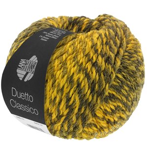 Lana Grossa DUETTO CLASSICO | 01-jaune moutarde/olive gris/olive noir