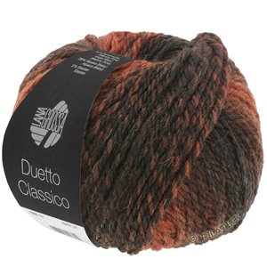 Lana Grossa DUETTO CLASSICO | 04-brun rouge/brun foncé/brun noir