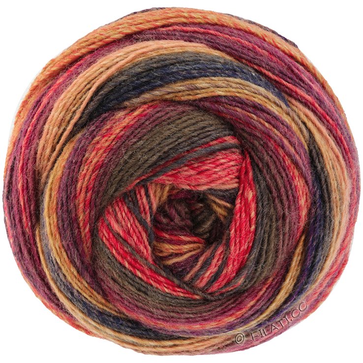 Lana Grossa GOMITOLO ARTE | 1014-bourgogne/chameau/saumon/rouge/brun gris/moka/mûre/rouge vin