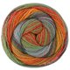 Lana Grossa GOMITOLO MODO | 625-rouge gris/rouge/orange/jaune safran/kaki/gris clair/bleu gris/gris vert/olive