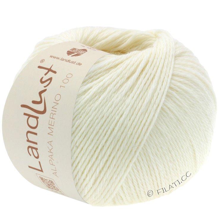 Lana Grossa LANDLUST Alpaka Merino 100 | 301-écru
