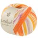 Lana Grossa LANDLUST DIE SOCKENWOLLE | 723-orange jaune/orange rouge/crème/lilas/beige tendre/orange saumon/rouge rayé