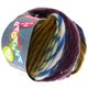 Lana Grossa LEI Mouliné/Color Mix/Spray (Ragazza) | 154-nature/gris/terre d'ombre/bleu noir