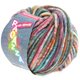 Lana Grossa LEI Mouliné/Color Mix/Spray (Ragazza) | 323-cyclamen/pétrole/violet bleu/orange/écru