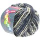 Lana Grossa LEI Mouliné/Color Mix/Spray (Ragazza) | 328-gris foncé/gris bleu/écru