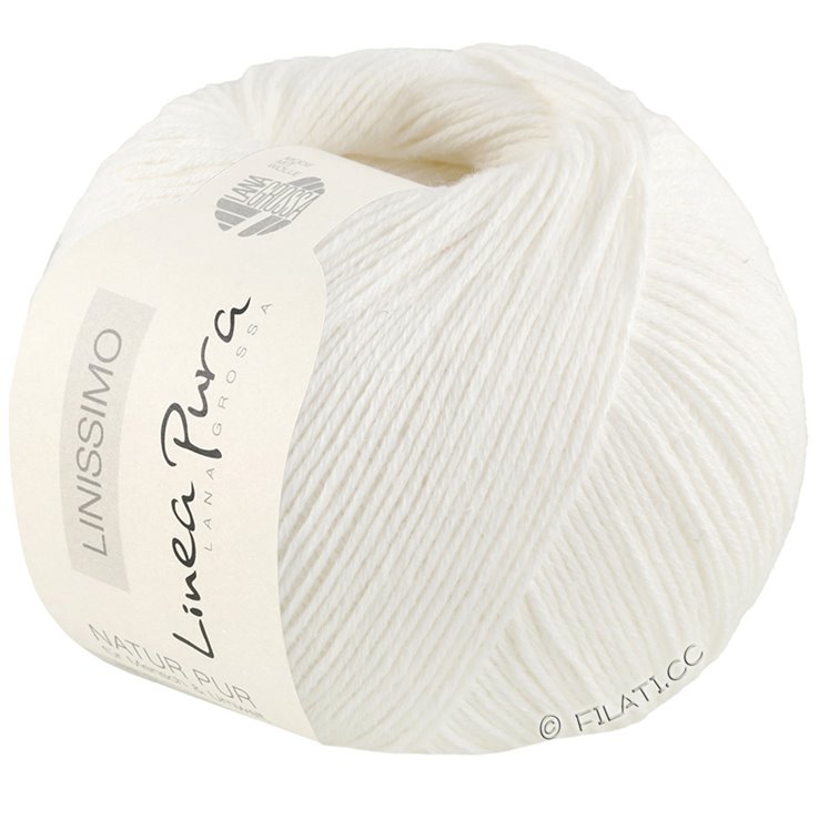 Lana Grossa LINISSIMO (Linea Pura) | 01-blanc